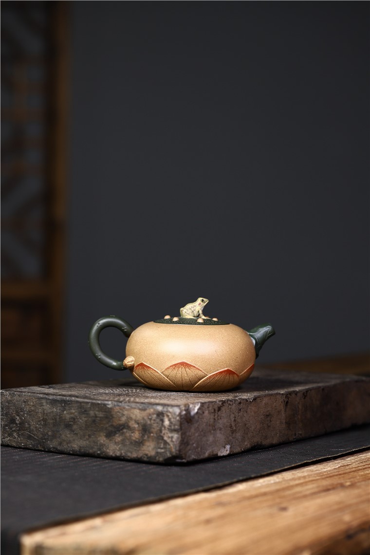 史宗娟作品 青蛙莲子图片
