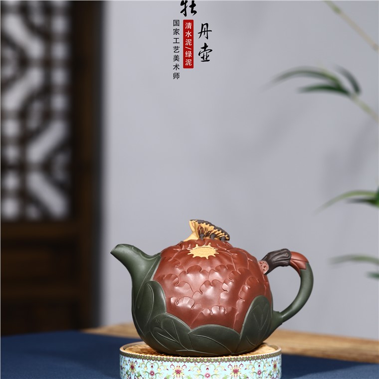 史宗娟作品 牡丹壶图片