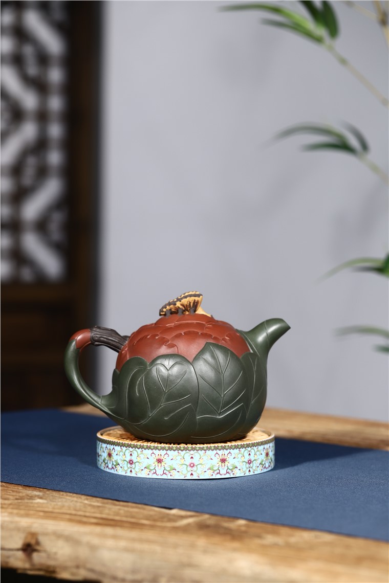 史宗娟作品 牡丹壶图片