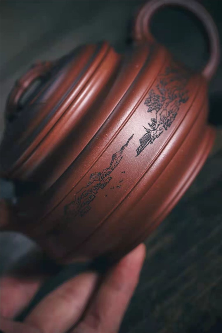 牟锦芬作品 双线竹鼓图片