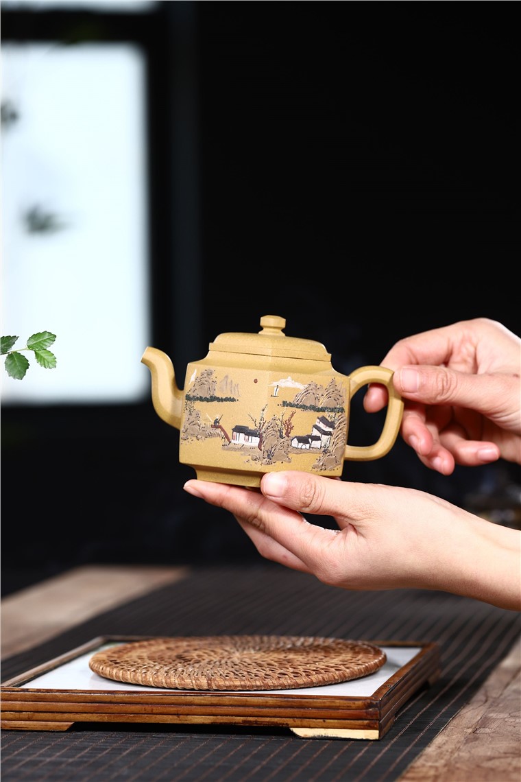 史宗娟作品 古韵六方图片