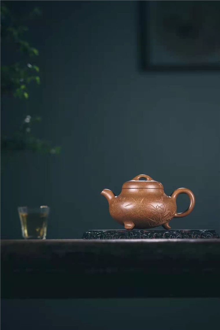 牟锦芬作品 三脚竹韵图片
