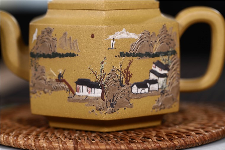 史宗娟作品 古韵六方图片