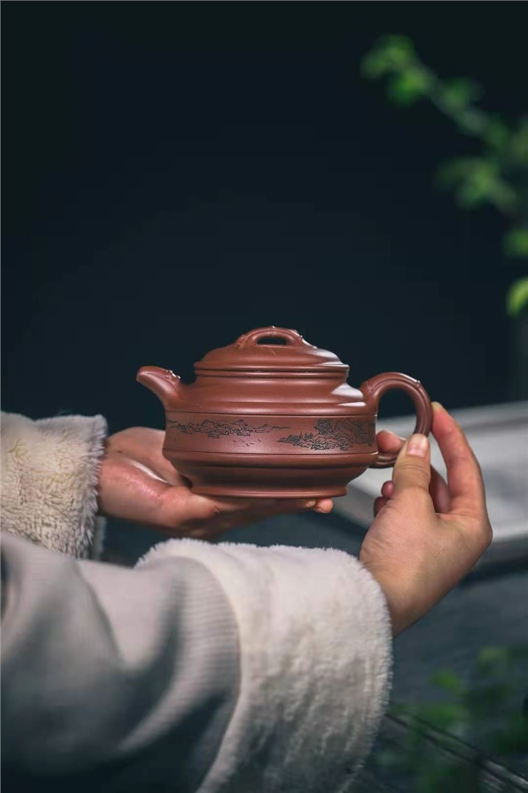 牟锦芬作品 双线竹鼓图片