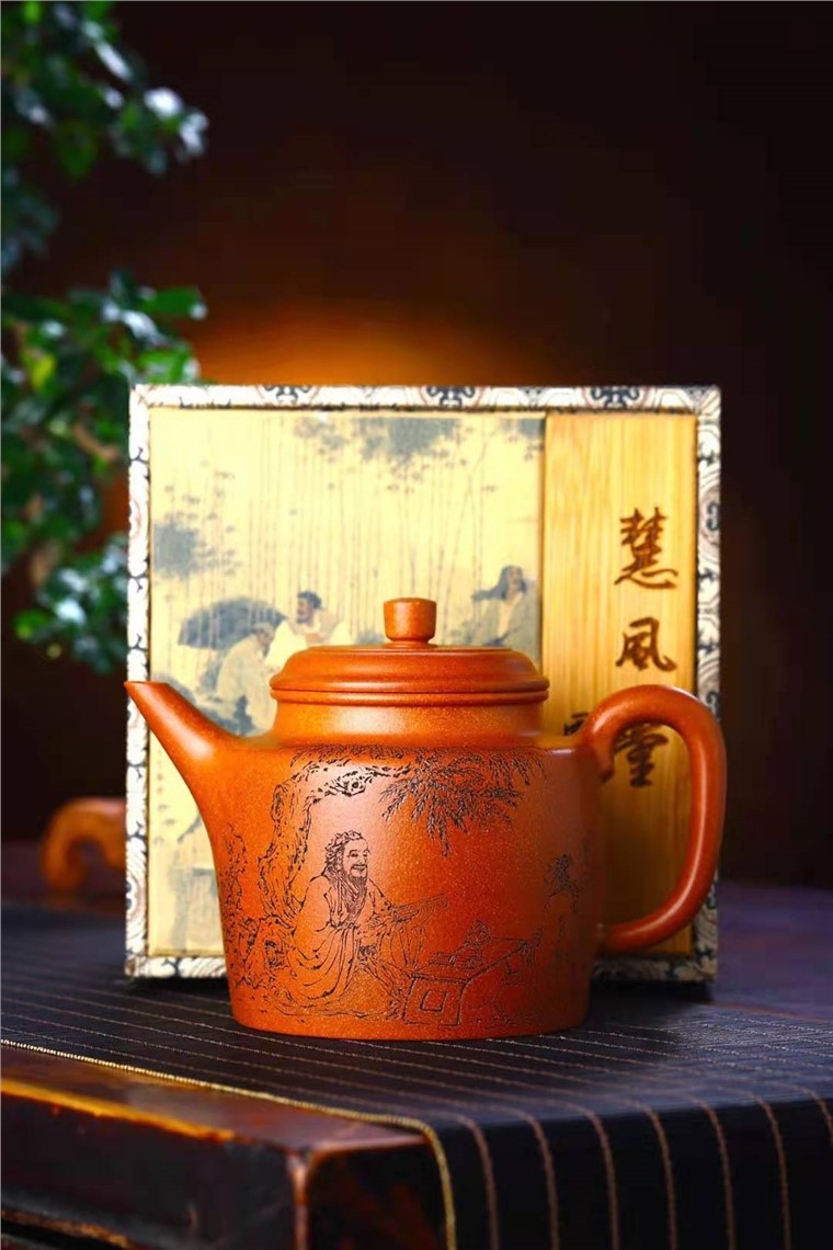 储国峰作品 孔子讲学