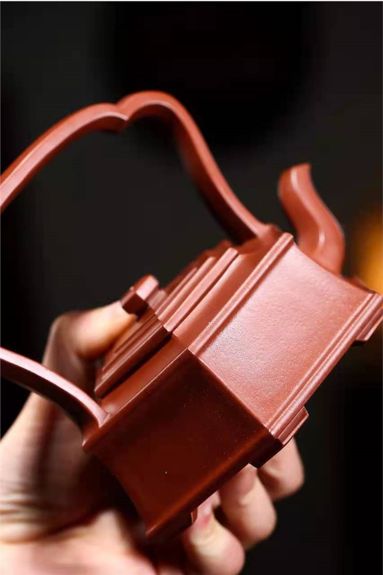 高俊作品 六方矮提梁图片