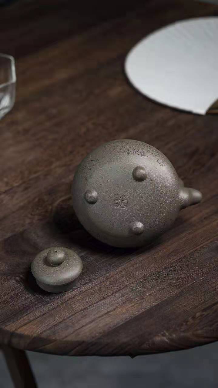 高俊作品 翠珠提梁图片