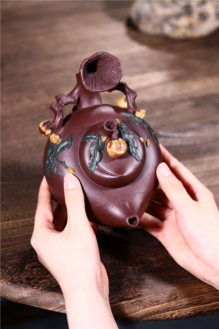 吴暗华作品 寿桃图片
