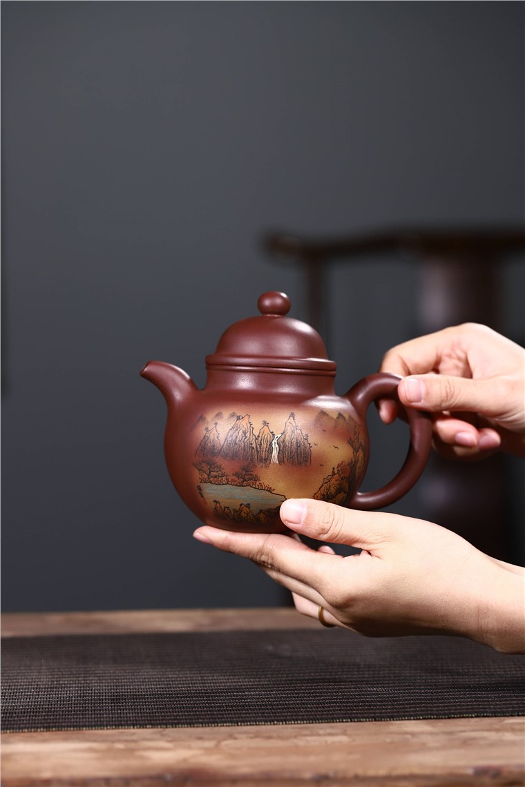 韩洪波作品 掇球图片