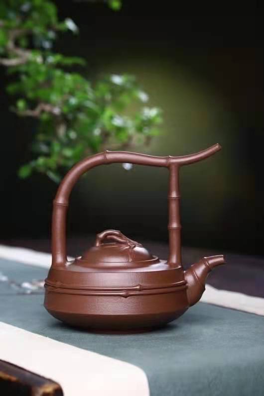 李霓作品 静竹提梁图片