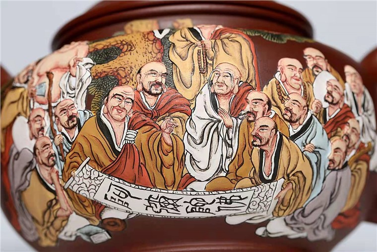 杨慧英作品 十八罗汉图片