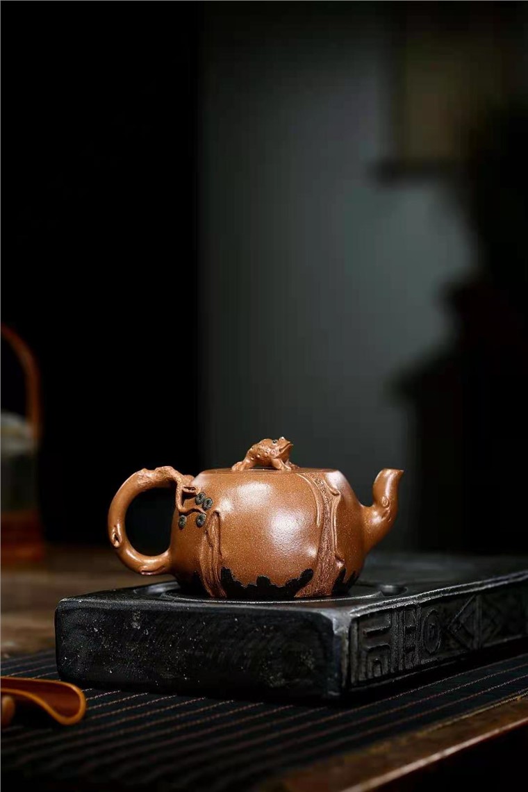 邹旭敏作品 金蟾树桩图片
