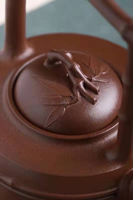 李霓作品 静竹提梁图片