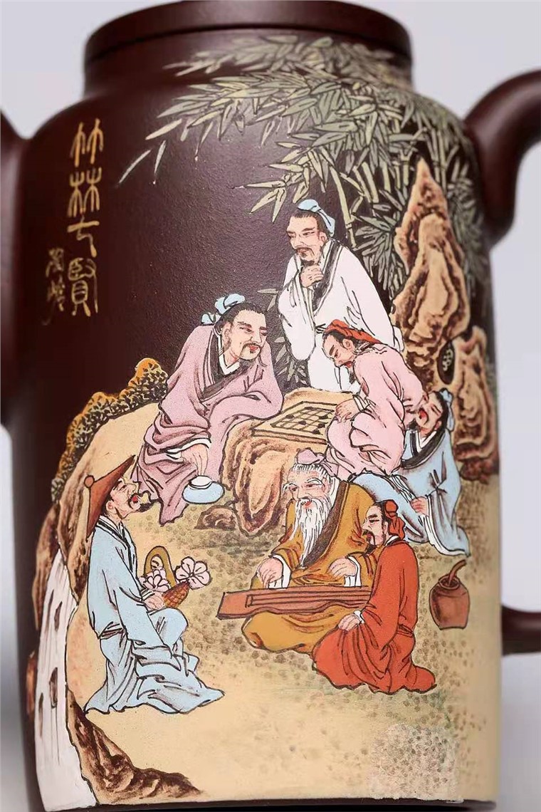 杨慧英作品 竹林七贤图片