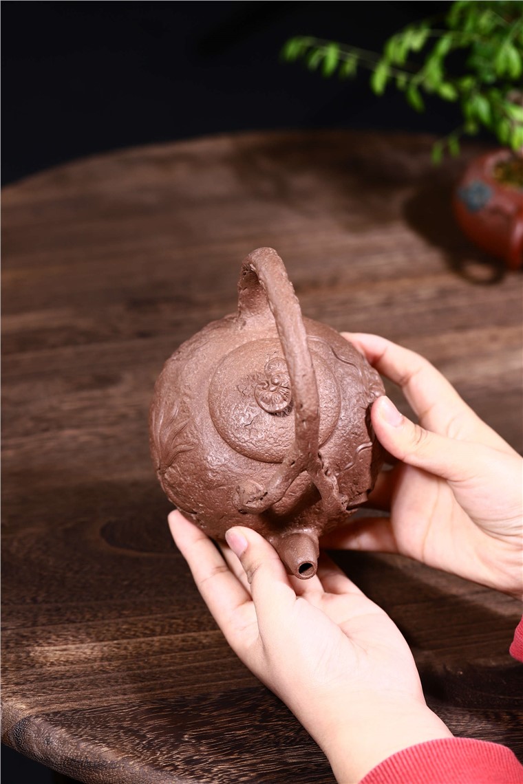 吴暗华作品 龙供春提梁图片