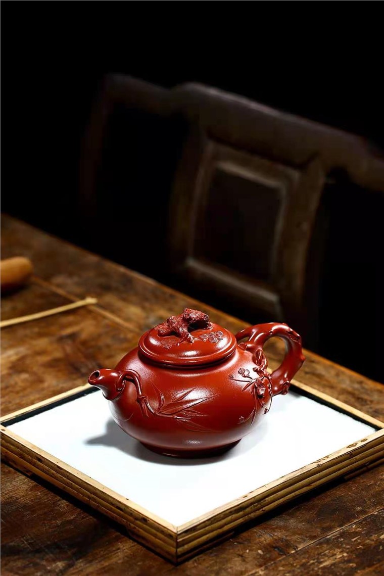 邹旭敏作品 岁寒三友图片