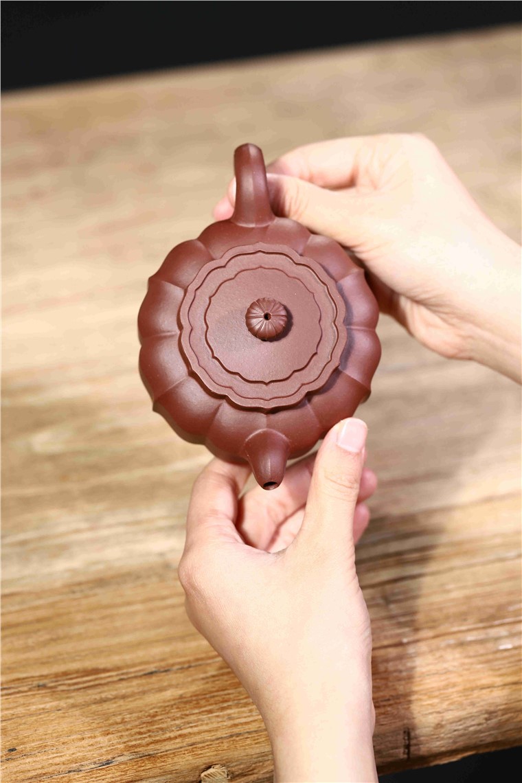 韩洪波作品 菱花周盘图片
