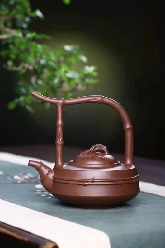 李霓作品 静竹提梁图片