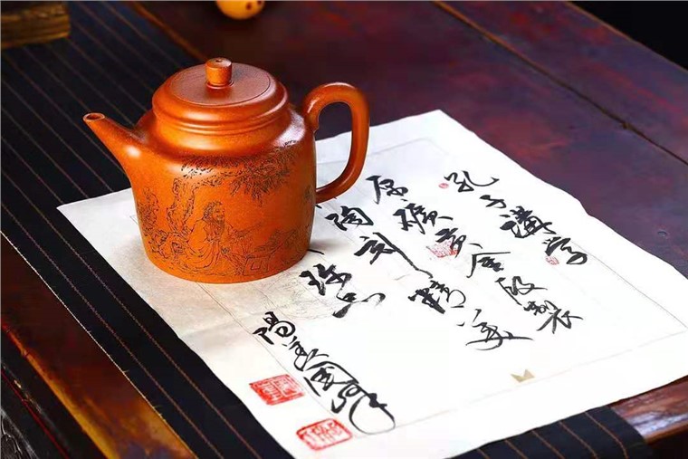 储国峰作品 孔子讲学图片