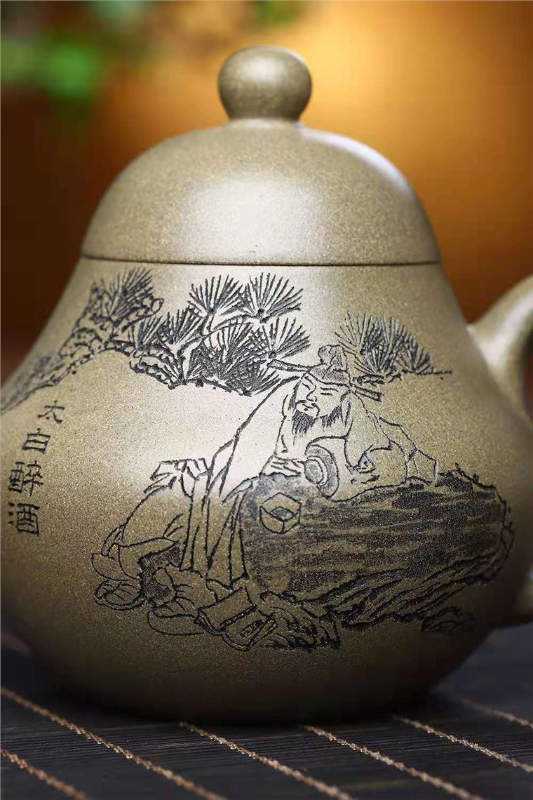 鲍明亚作品 思亭壶图片