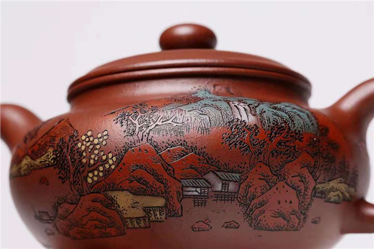 杨慧英作品 泥绘仿古图片