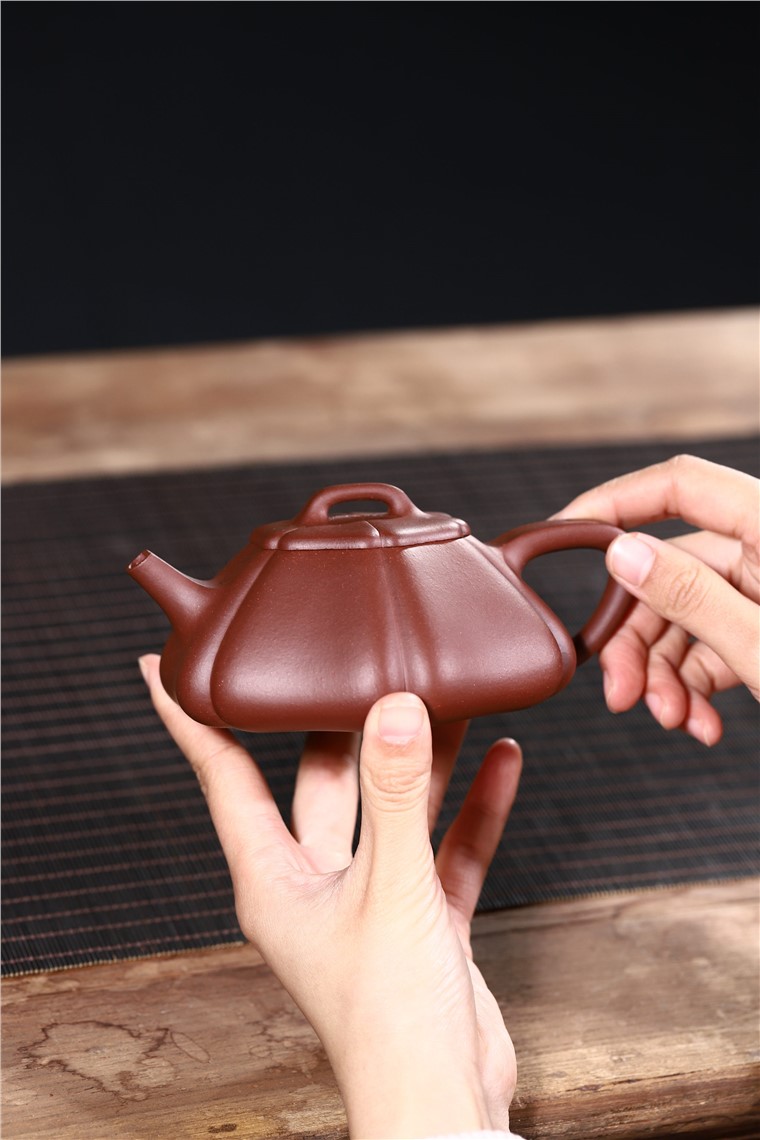 韩洪波作品 菱花抽角瓢图片