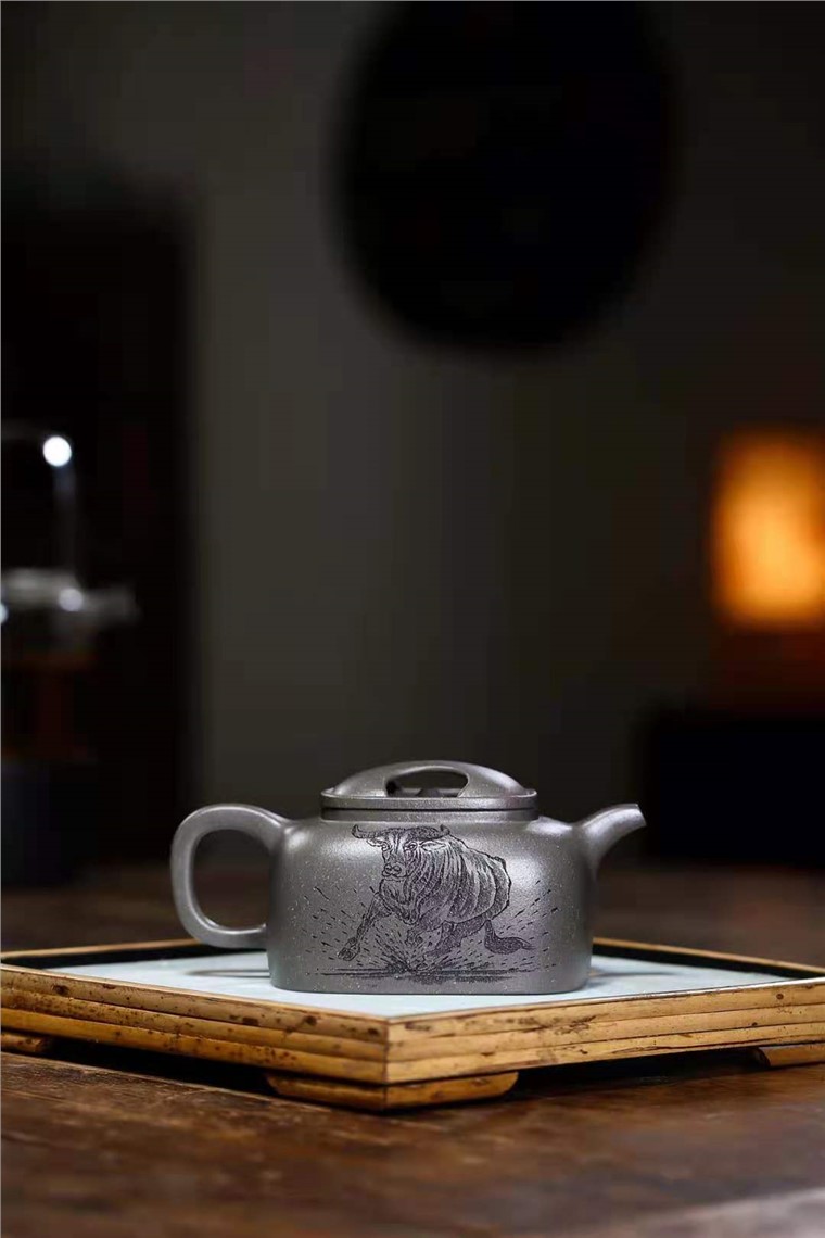 陶金兰作品 四方牛盖图片