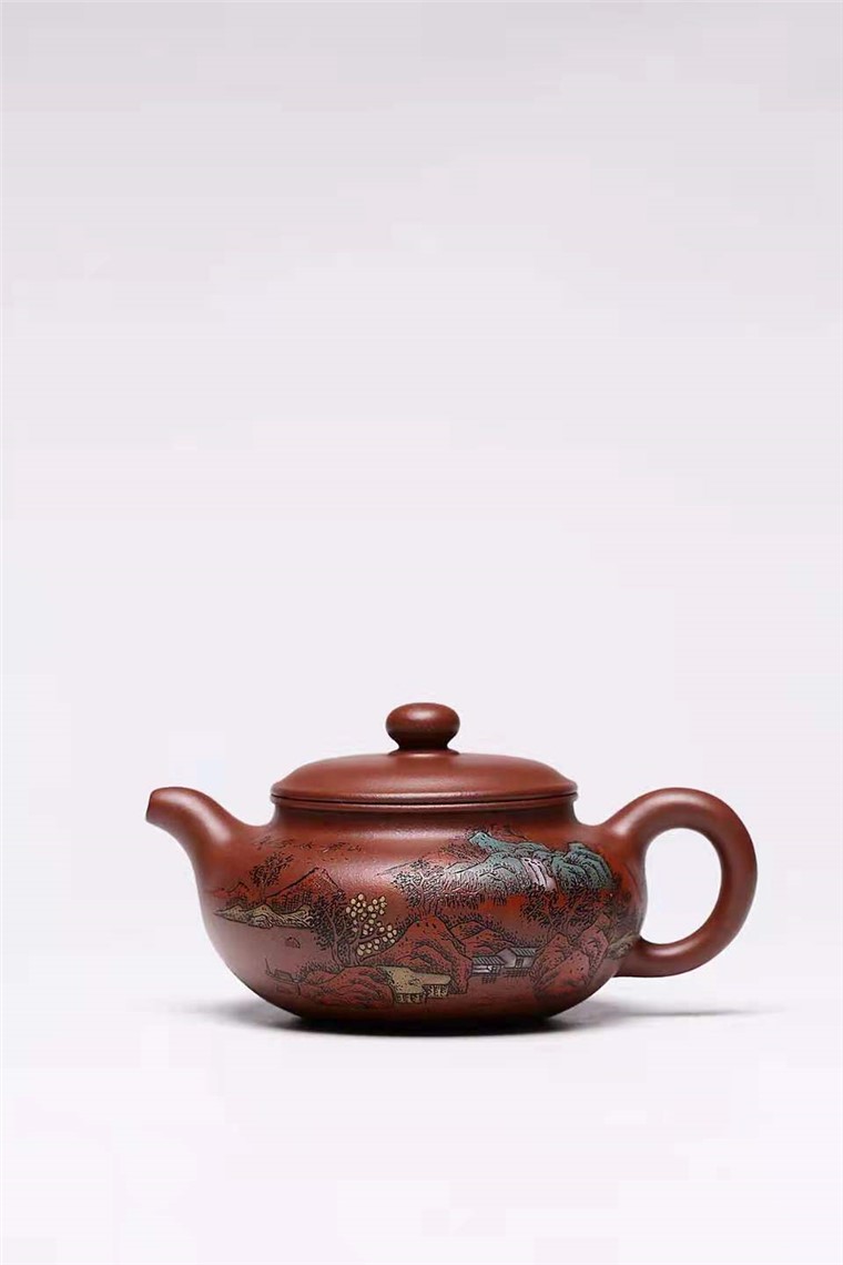 杨慧英作品 泥绘仿古图片