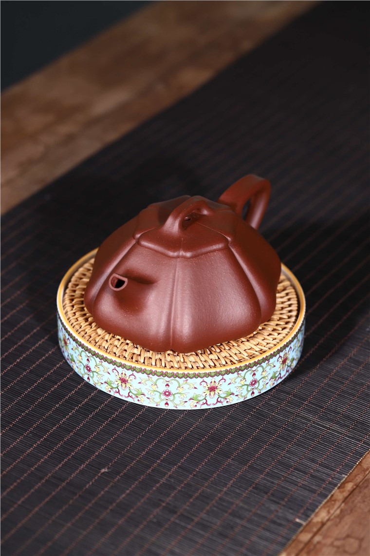 韩洪波作品 菱花抽角瓢图片