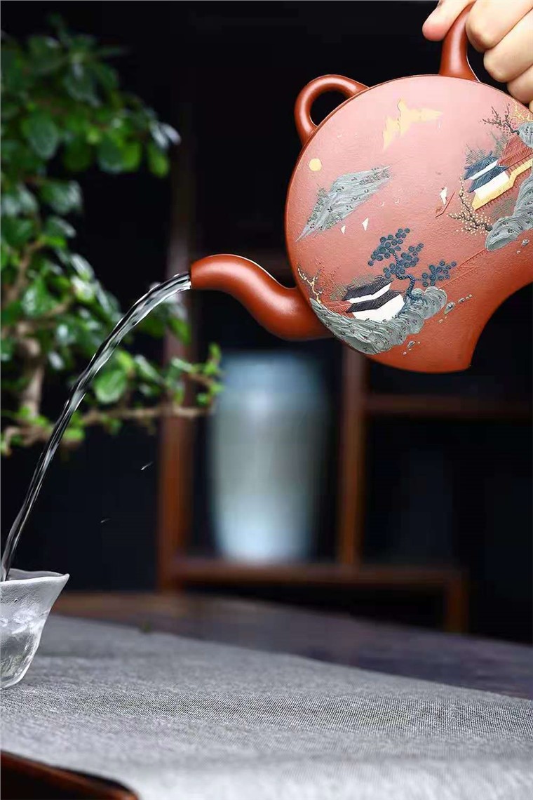 鲍明亚作品 却月壶