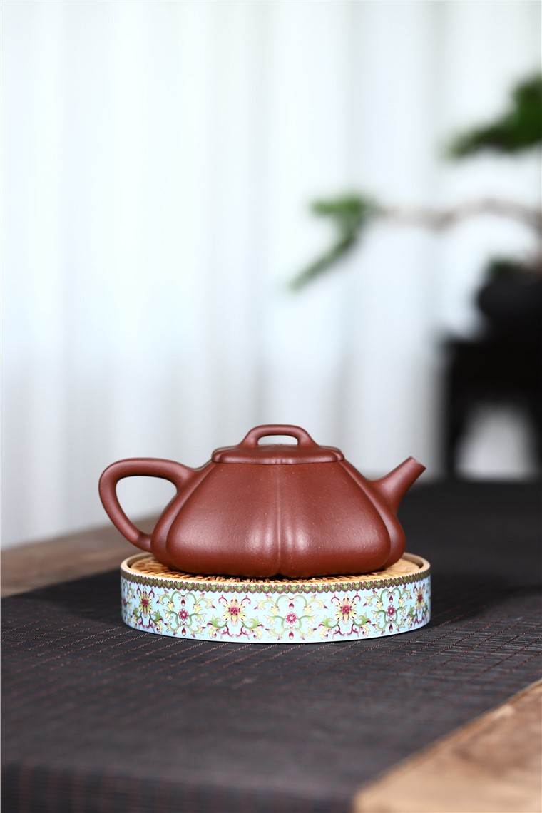 韩洪波作品 菱花抽角瓢图片