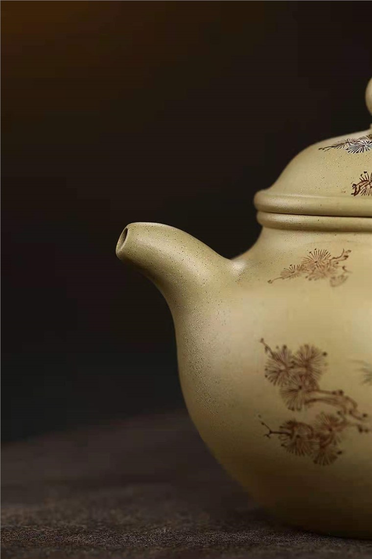 王建南作品 松鼠莲子壶图片
