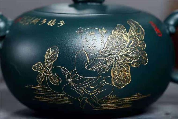 刘莹作品 百财图片