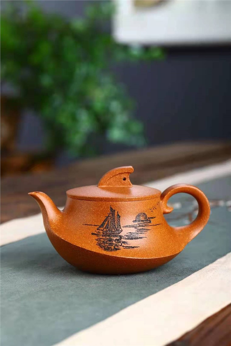 陶金兰作品 一帆风顺图片
