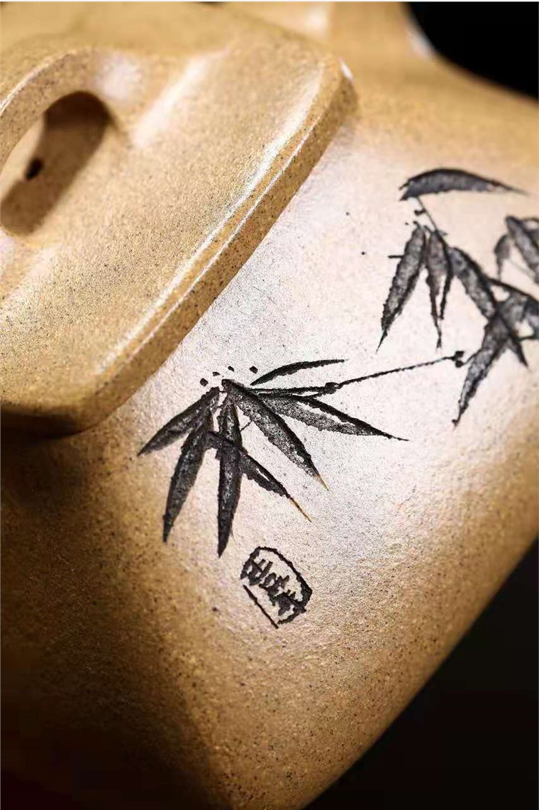 狄新陶作品 四方石瓢图片