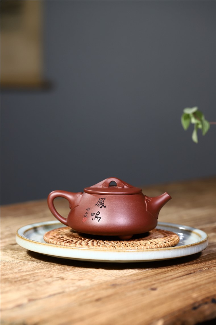 程露作品 凤鸣石瓢图片