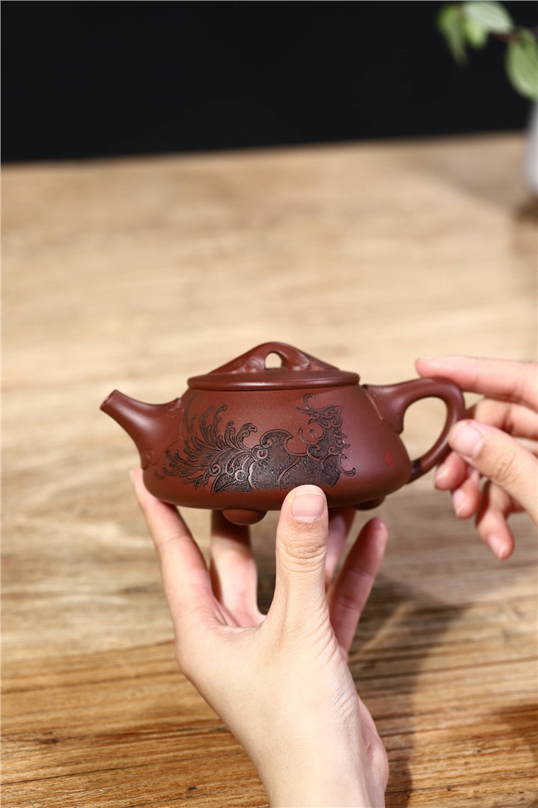 程露作品 凤鸣石瓢图片