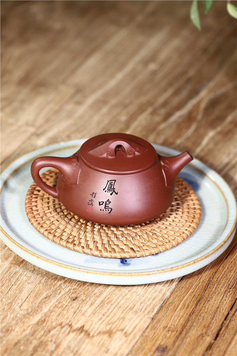 程露作品 凤鸣石瓢图片