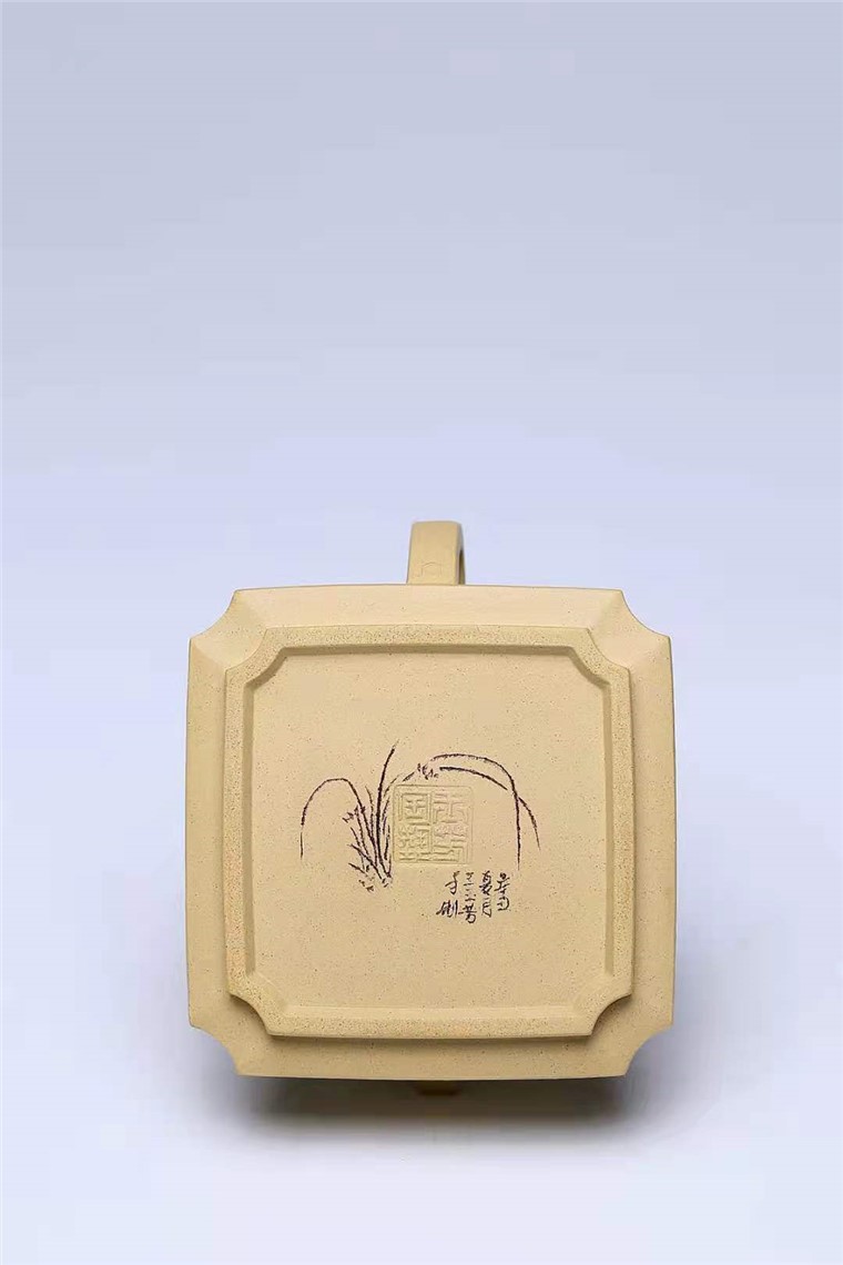 王玉芳作品 四方抽角石瓢