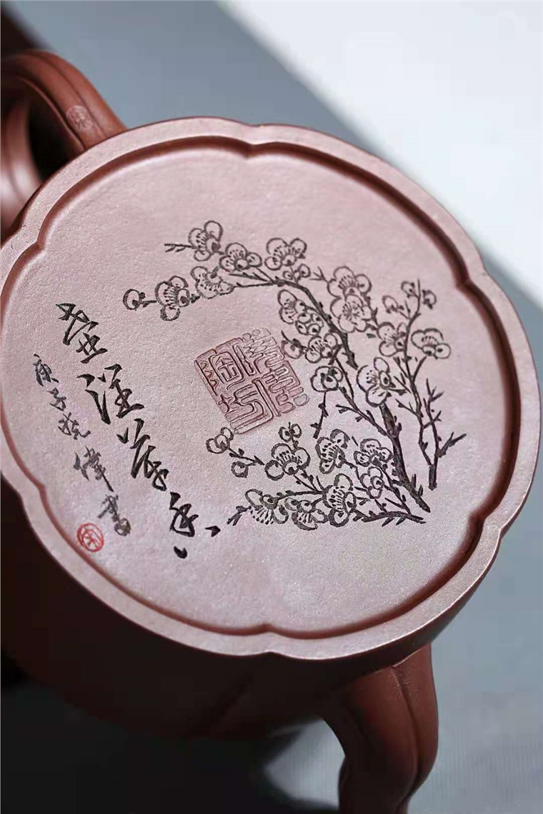 宋晓伟作品 梅花周盘