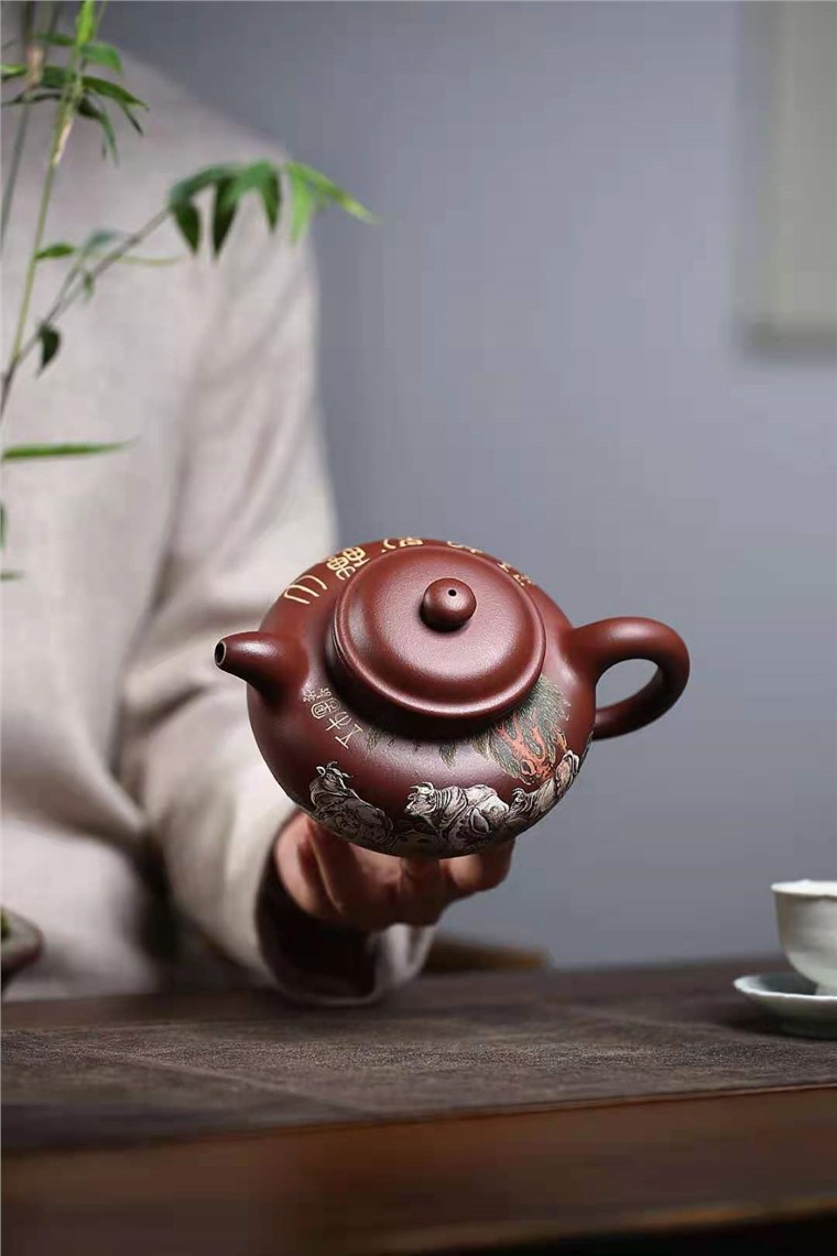蒋惠娟作品 五牛掇只图片