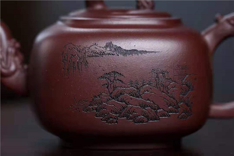 吴行其作品 四方龙尊图片