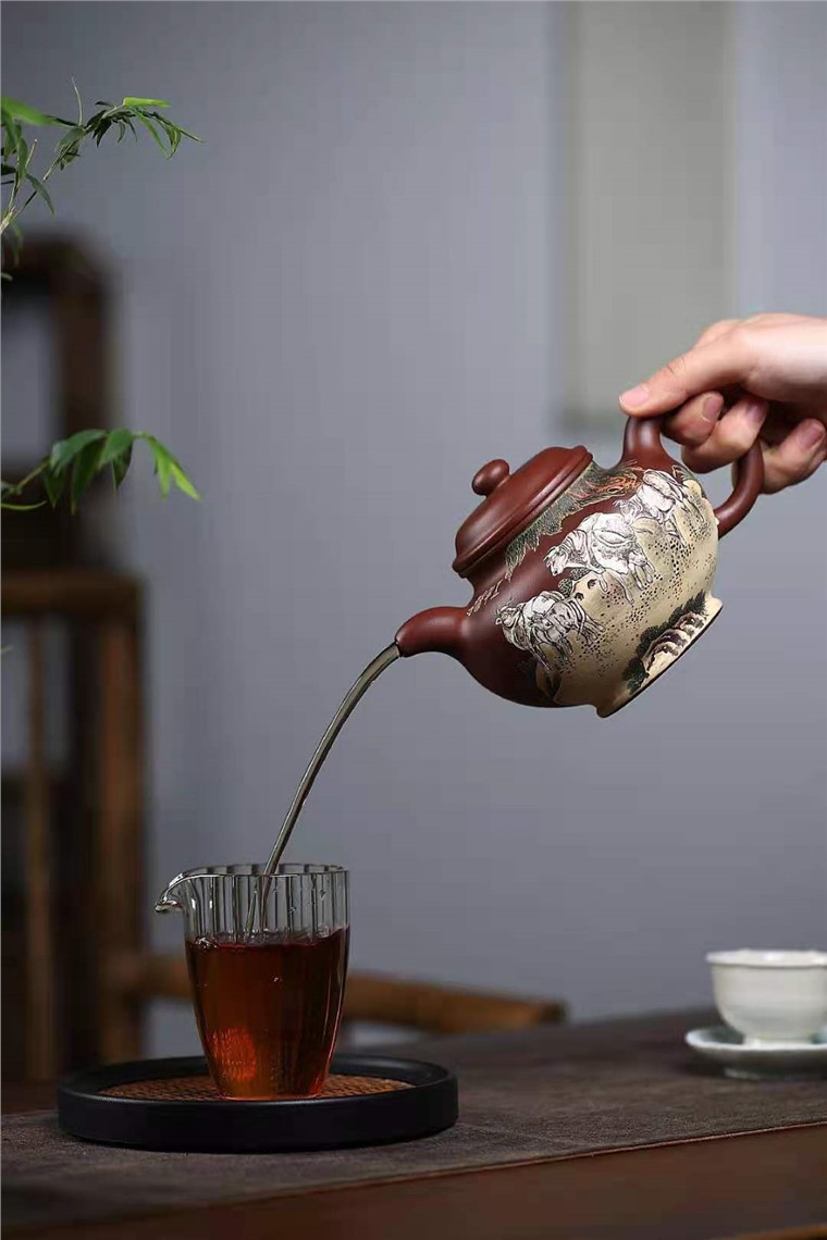蒋惠娟作品 五牛掇只