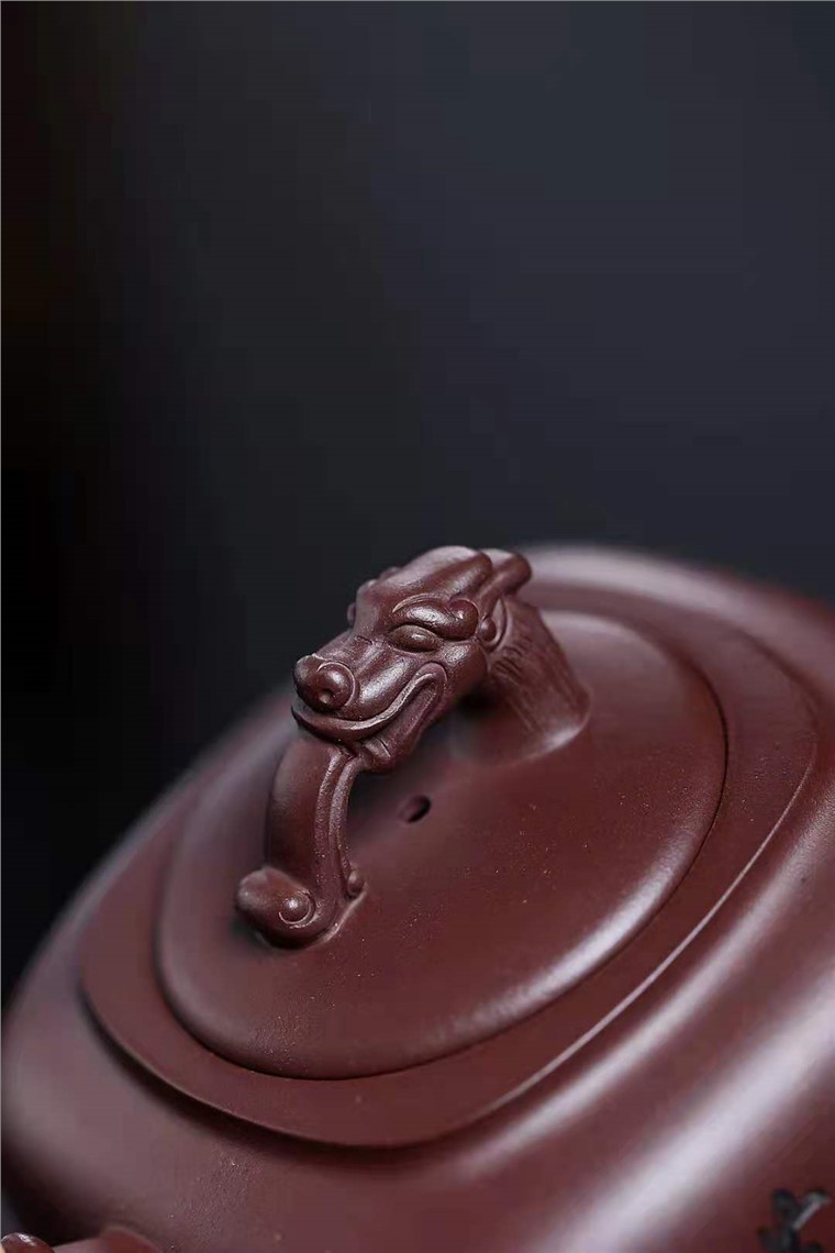 吴行其作品 四方龙尊图片