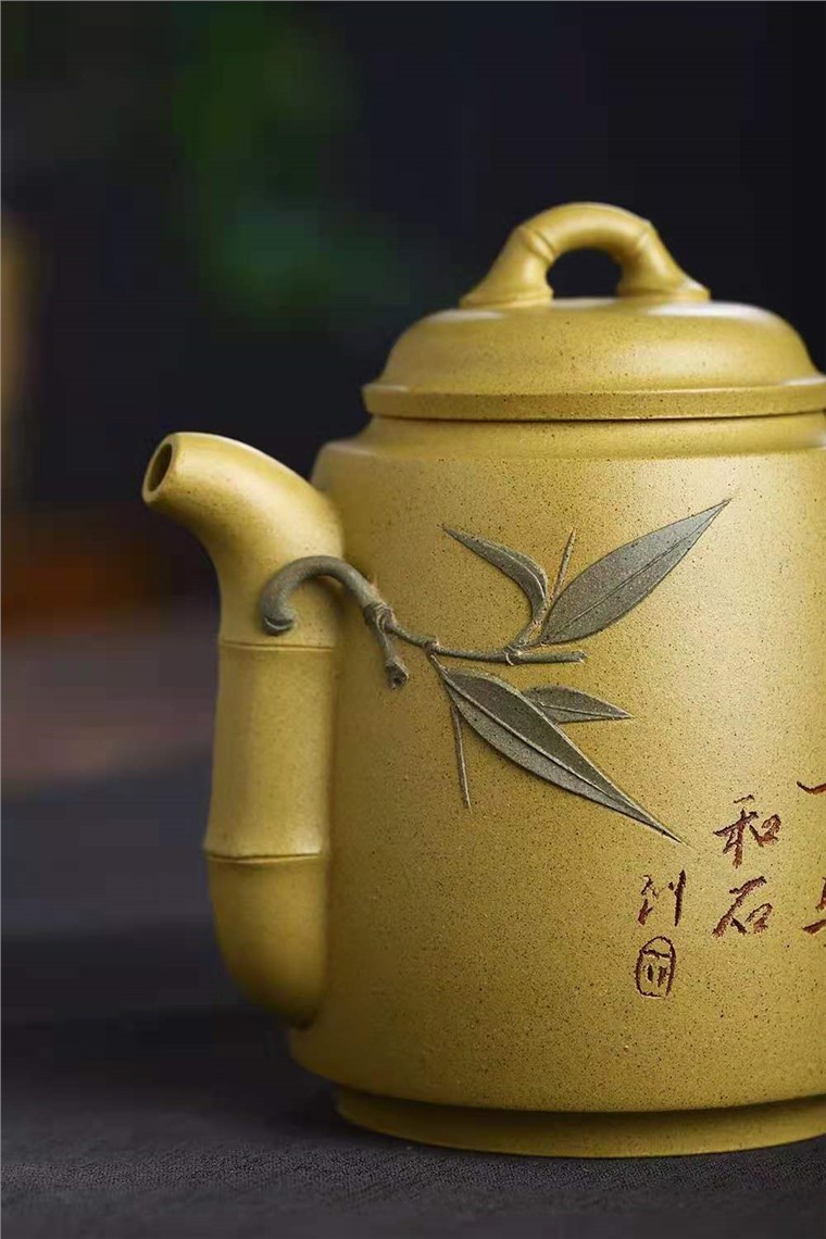 吴严佳作品 竹报平安图片