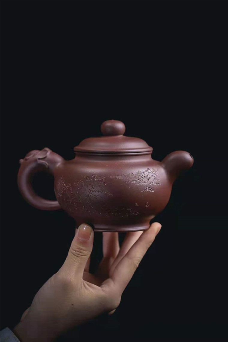 范微琴作品 龙泉壶图片