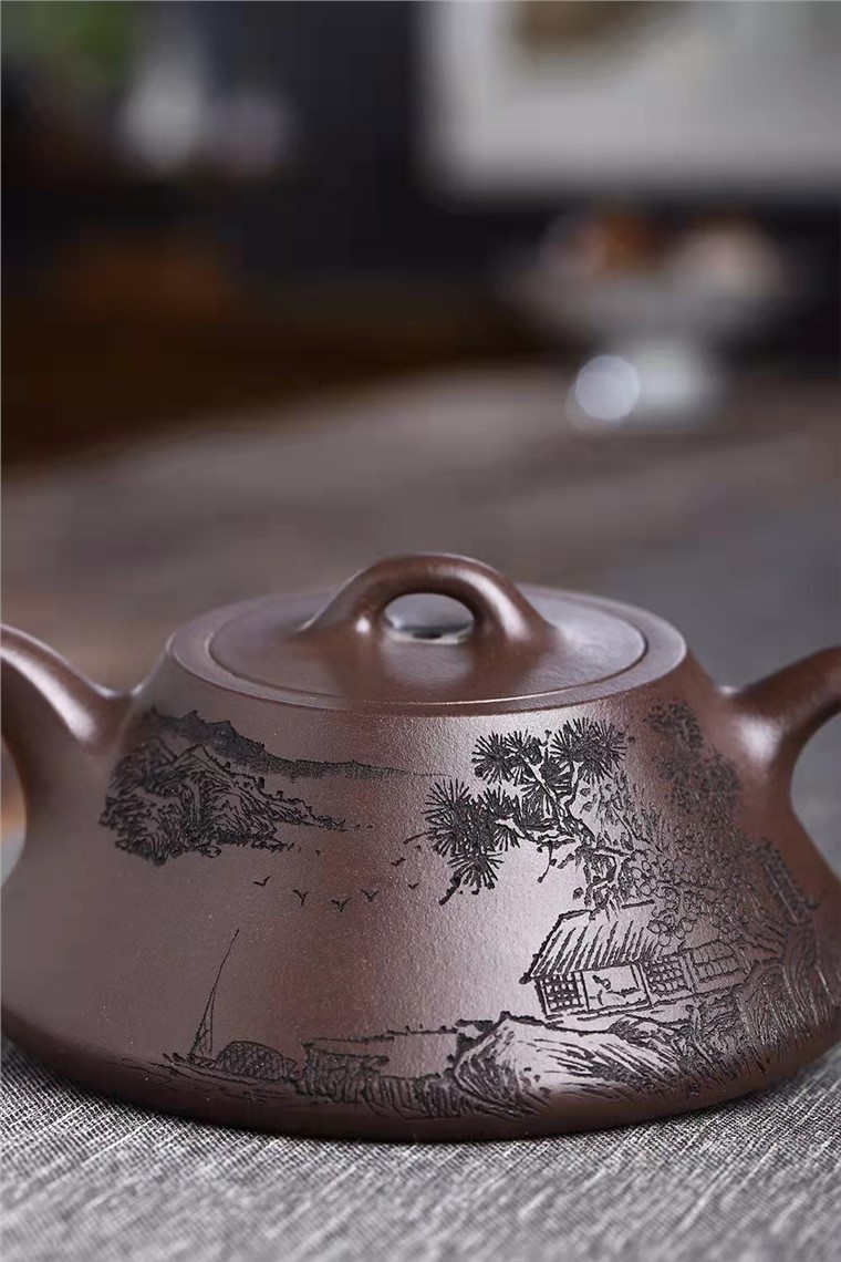 何其仙作品 饮瓢图片