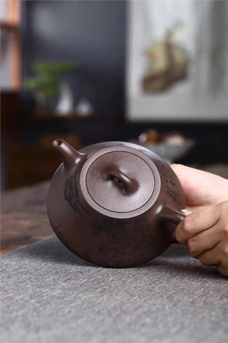 何其仙作品 饮瓢图片
