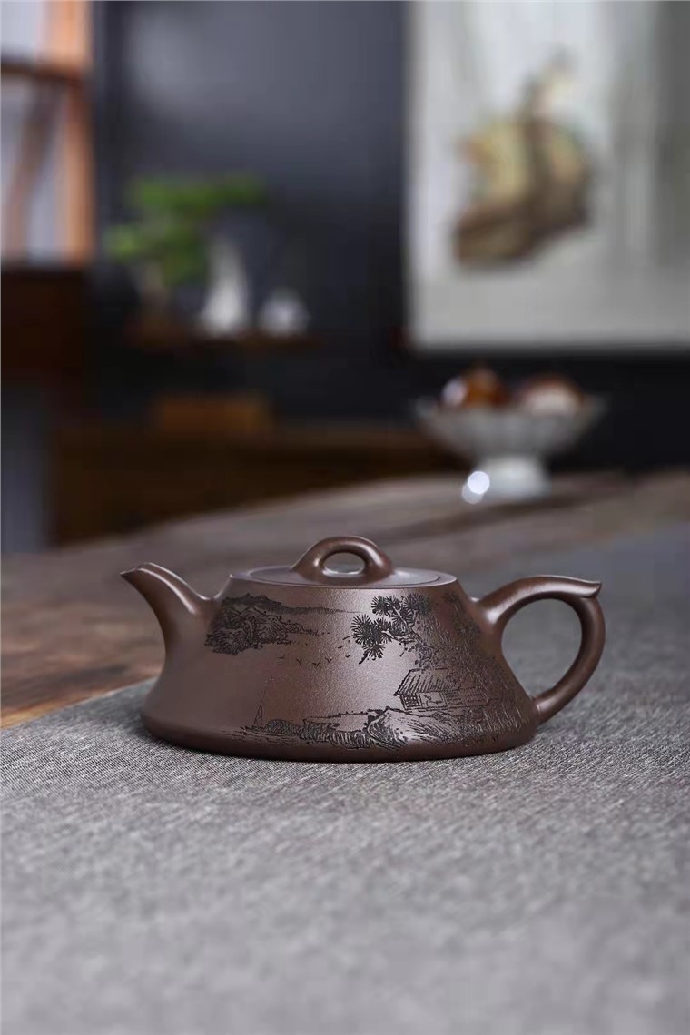 何其仙作品 饮瓢图片