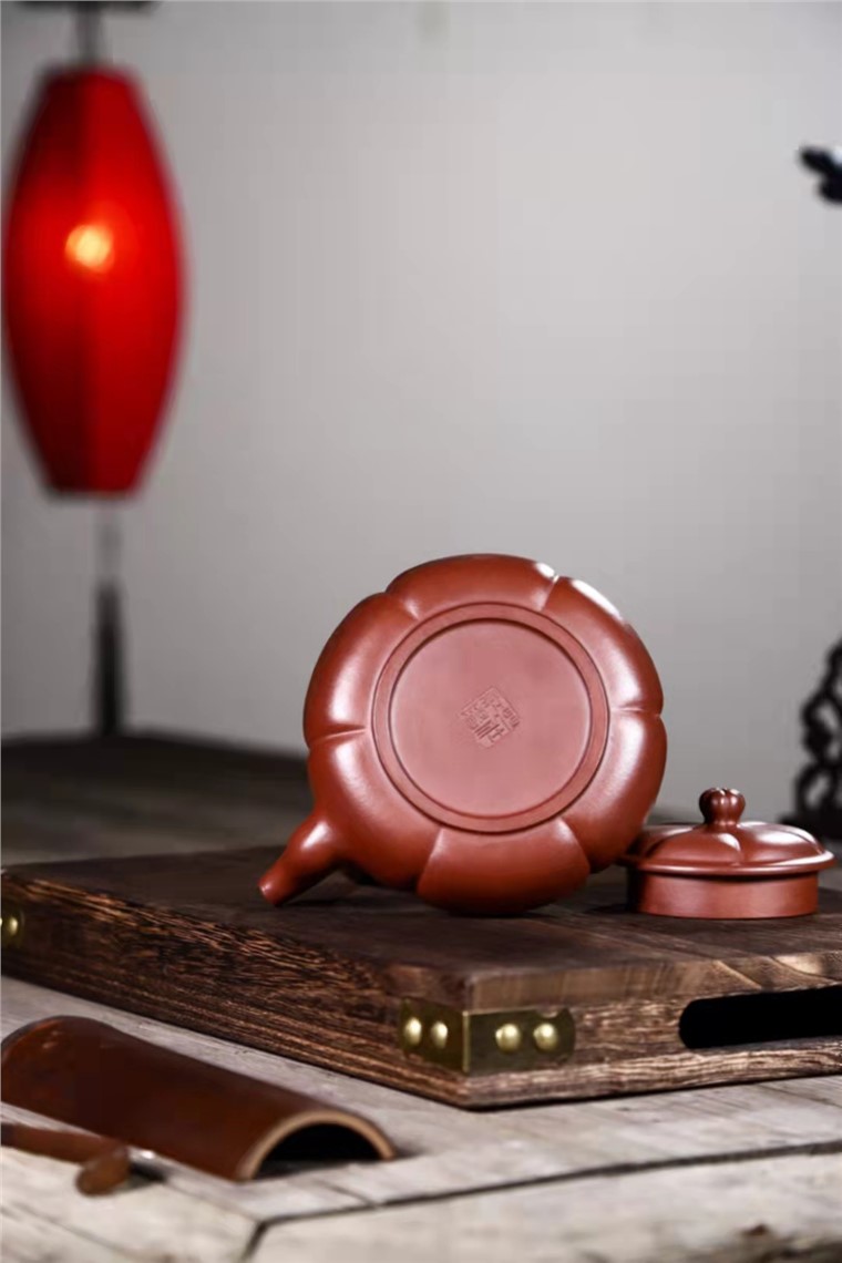 庄红阳作品 菱花提梁